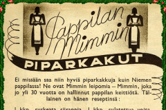 Pappilan Mimmin piparkakut