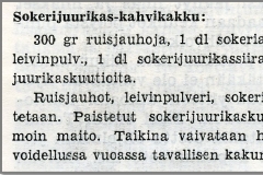 Sokerijuurikas-kahvikakku