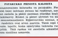 Patakukko pienistä kaloista