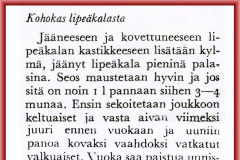 Kohokas lipeäkalasta