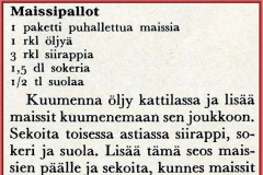 Maissipallot