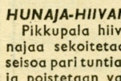 Hunajahiivanaamio kuivalle iholle