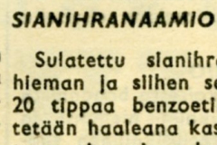 Sianihranaamio normaalille iholle