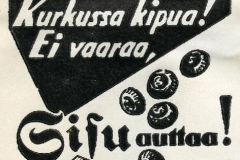 Sisu-pastillit, 1930-luku