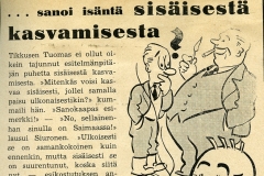 ... sanoi isäntä sisäisestä kasvamisesta