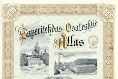 Osakekirja, Paperitehdas Osakeyhtiö Atlas