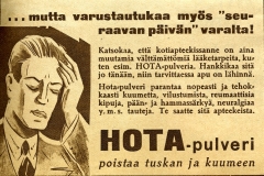 "Seuraavan päivän" varalta