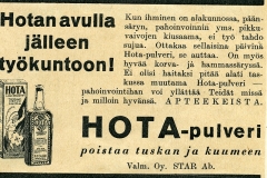 Hotan avulla jälleen työkuntoon